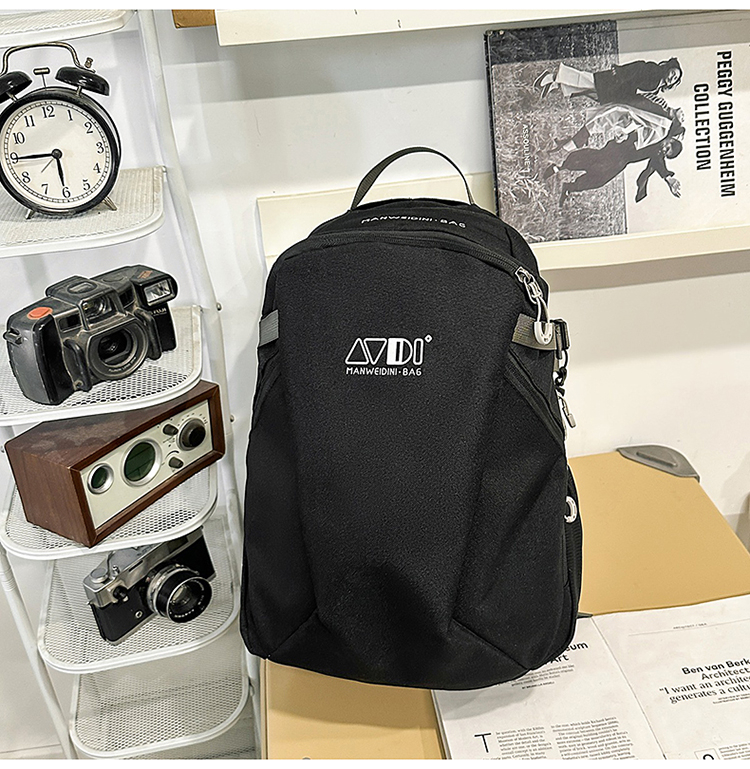 蓝色背包 便携轻便款 休闲旅行包详情图40