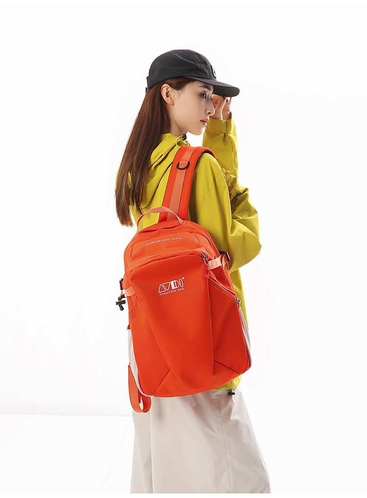 蓝色背包 便携轻便款 休闲旅行包详情图20