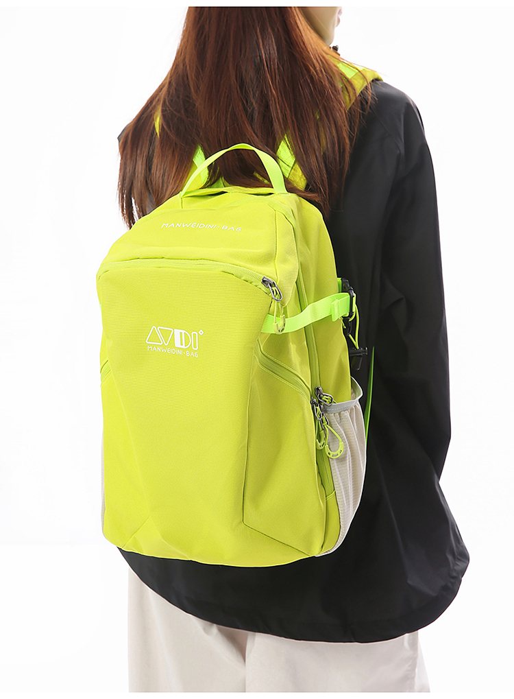 蓝色背包 便携轻便款 休闲旅行包详情图32