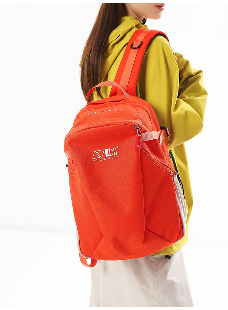 蓝色背包 便携轻便款 休闲旅行包详情图21