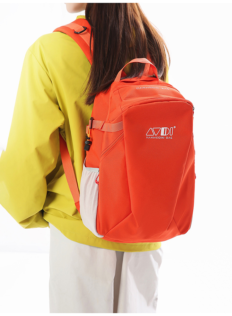 蓝色背包 便携轻便款 休闲旅行包详情图24