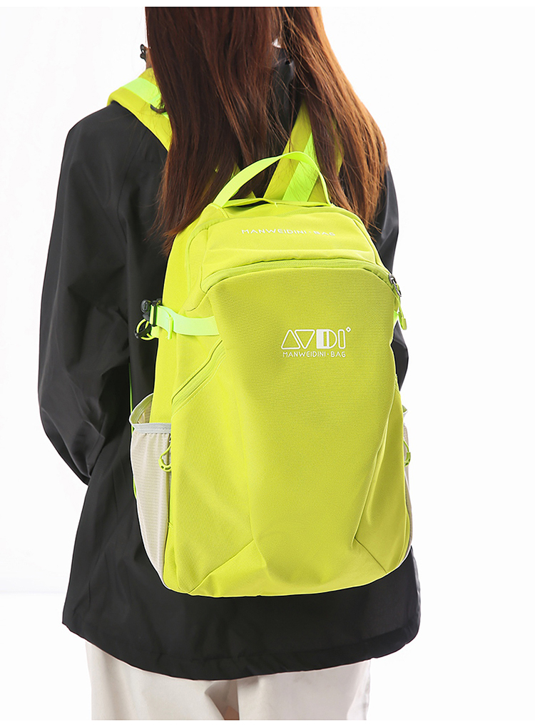 蓝色背包 便携轻便款 休闲旅行包详情图34